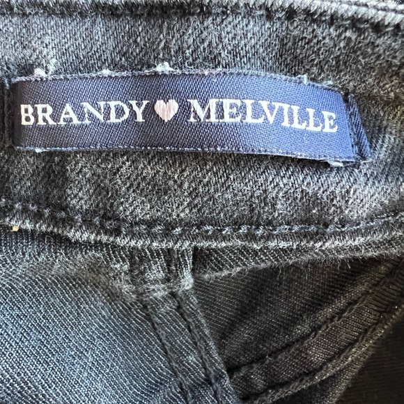 Brandy Melville Black Denim Overalls, M - Picture 5 of 10